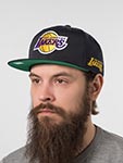 Бейсболка MITCHELL NESS арт. HS11500-LALBLCK Los Angeles Lakers NBA (черный)